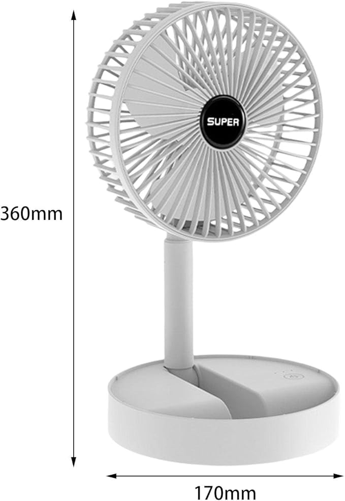 Portable Foldable Table Fan  in random color